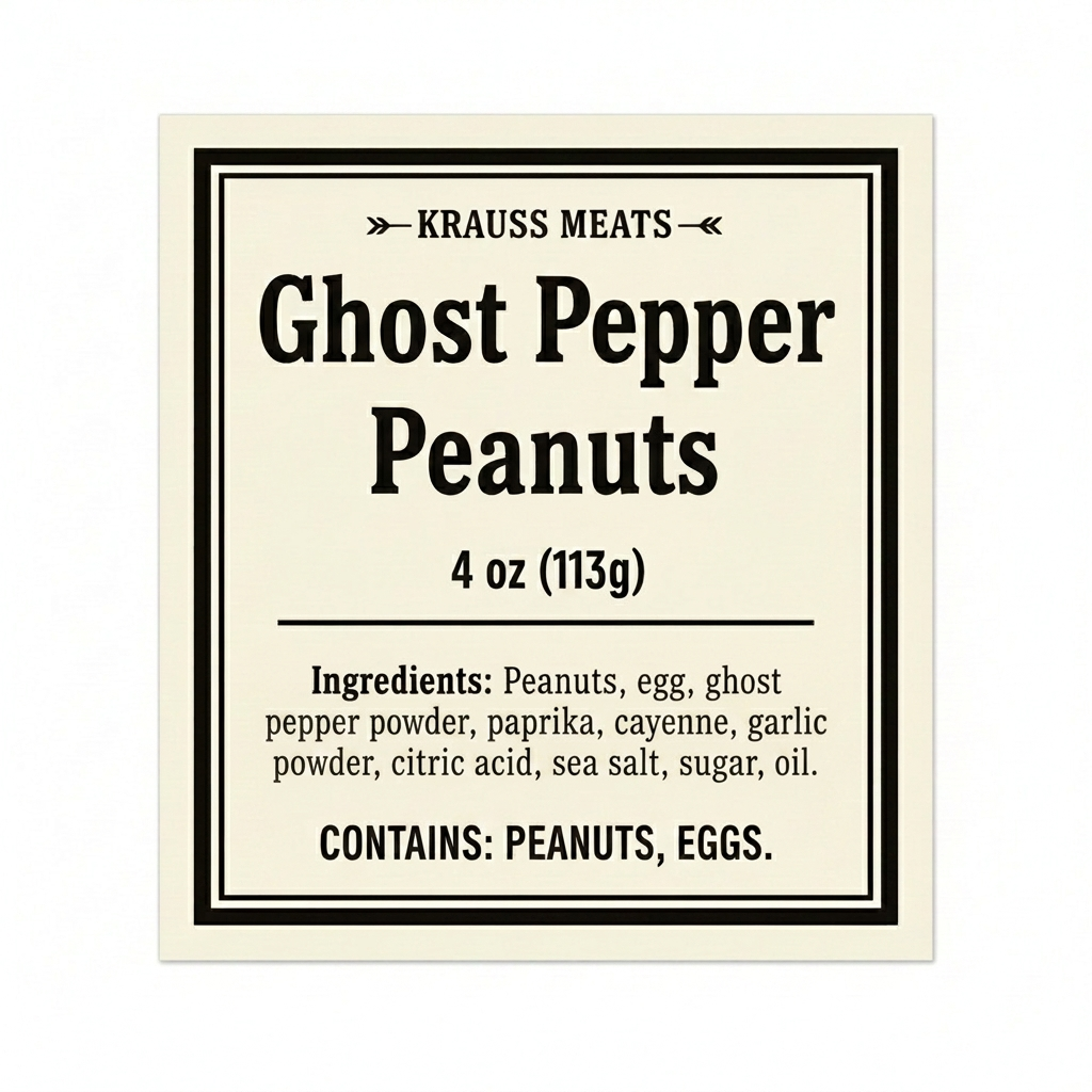 Ghost Pepper Peanuts